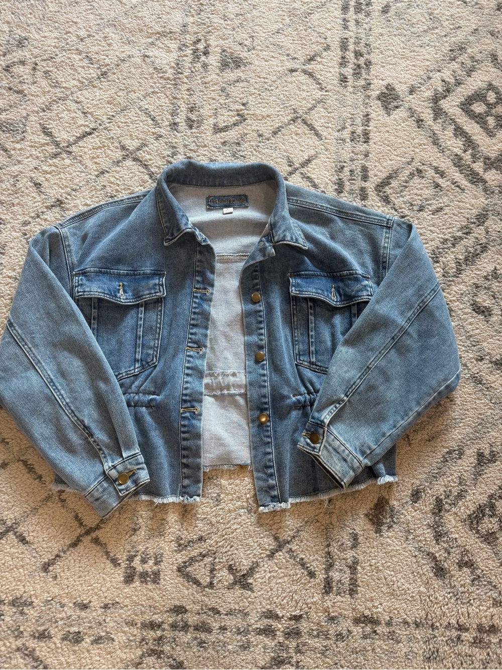 Maurices Light Blue Denim Jean Jacket